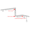 Black Surface Mounted magnet Track Rail System